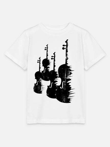 Geigen - Stanley/Stella Kinder T-Shirt MINI CREATOR  - Weiß