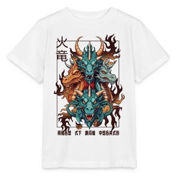 Chinese Dragons - Stanley/Stella MINI CREATOR Kids’ T-Shirt - white - Front - Maike (125cm)