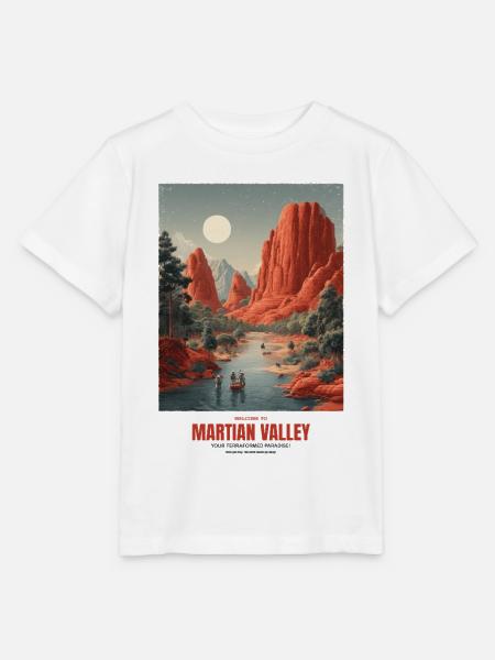 MArtian valley - Stanley/Stella Kinder T-Shirt MINI CREATOR - Weiß