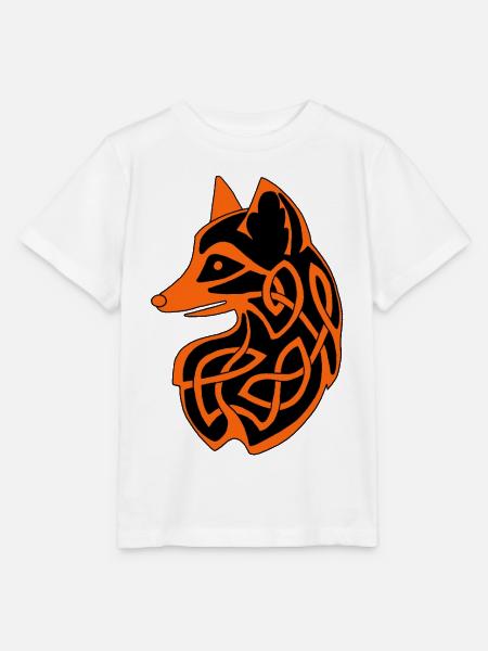 Keltischer Fuchs - Stanley/Stella Kinder T-Shirt MINI CREATOR - Weiß
