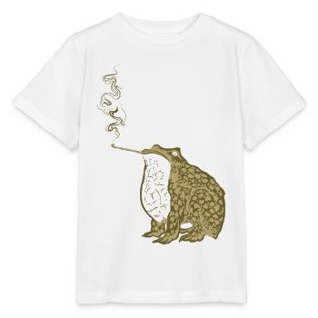 Fumée de grenouille japonaise funky - T-shirt bio MINI CREATOR Stanley/Stella Enfant - blanc - Devant - Maike (125cm)