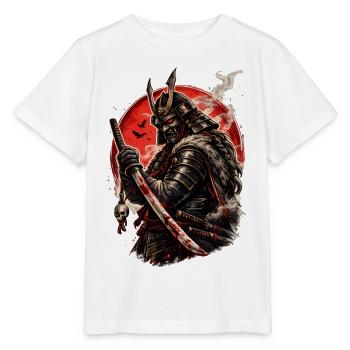 Blood Moon Samurai Warrior - Stanley/Stella MINI CREATOR Kids’ T-Shirt - white - Front - Maike (125cm)