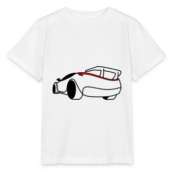 Voiture de sport / voiture arrière / voiture - T-shirt bio MINI CREATOR Stanley/Stella Enfant - blanc - Devant - Maike (125cm)