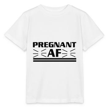Pregnant Baby Mother Infant T-Shirt Mom - Stanley/Stella MINI CREATOR Kids’ T-Shirt - white - Front - Maike (125cm)