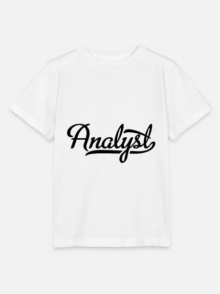 ANALYST - Stanley/Stella Kinder T-Shirt MINI CREATOR  - Weiß