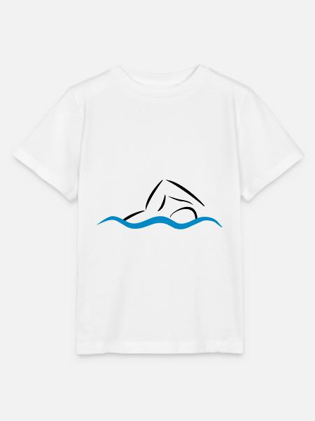 Kraulschwimmen - Stanley/Stella Kinder T-Shirt MINI CREATOR - Weiß