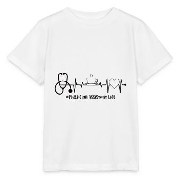 Arzthelferin Krankenpflegerin Arztpraxis Assistent - Stanley/Stella Kinder T-Shirt MINI CREATOR  - Weiß - Vorne - Maike (125cm)