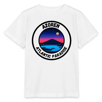 Azores - Atlantic Paradise - Stanley/Stella MINI CREATOR Kids’ T-Shirt - white - Front - Maike (125cm)