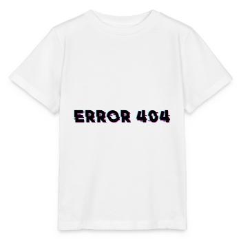 internet error 404 - Internet Erreur 404 - T-shirt bio MINI CREATOR Stanley/Stella Enfant - blanc - Devant - Maike (125cm)