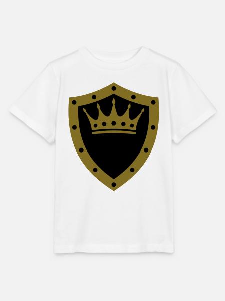 King Shield - Stanley/Stella Kinder T-Shirt MINI CREATOR  - Weiß
