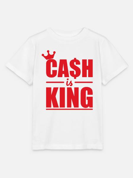 Cash King - Stanley/Stella Kinder T-Shirt MINI CREATOR - Weiß