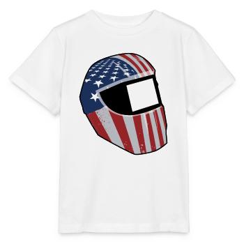 Welder USA Helmet Welding Gift Welder Ge - Stanley/Stella MINI CREATOR Kids’ T-Shirt - white - Front - Maike (125cm)