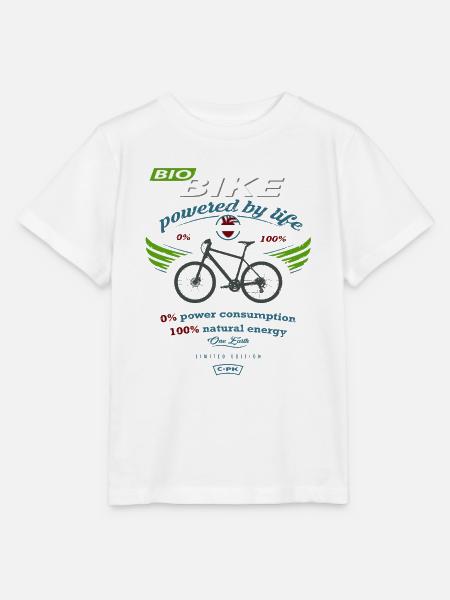 C-PK · BIO BIKE - Stanley/Stella Kinder T-Shirt MINI CREATOR - Weiß