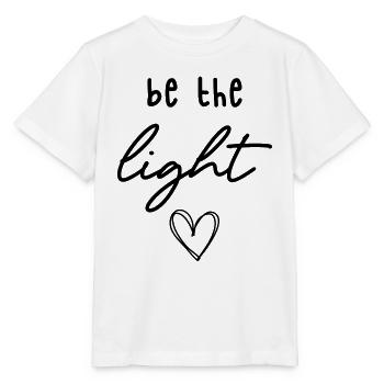 be the light - Stanley/Stella MINI CREATOR Kids’ T-Shirt - white - Front - Maike (125cm)