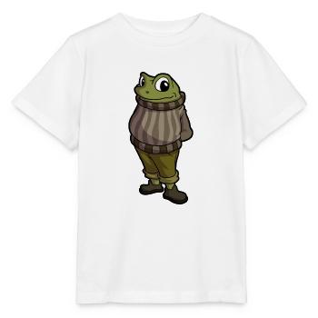 Cottagecore Aesthetic Cute Frog Goblincore Aesthet - Stanley/Stella MINI CREATOR Kids’ T-Shirt - white - Front - Maike (125cm)