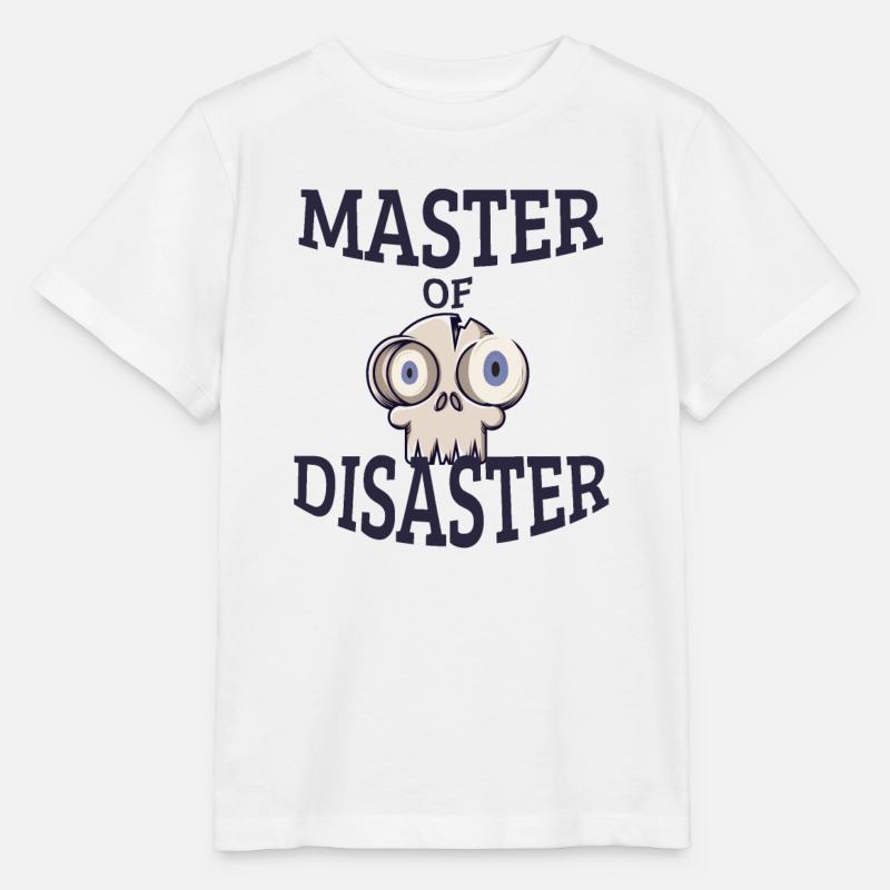 Master of Disaster - Stanley/Stella Kinder T-Shirt MINI CREATOR  - Weiß