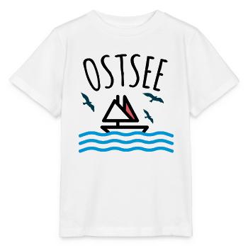 Ostsee - Stanley/Stella Kinder T-Shirt MINI CREATOR  - Weiß - Vorne - Maike (125cm)