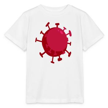 Red Corona Virus - Stanley/Stella MINI CREATOR Kids’ T-Shirt - white - Front - Maike (125cm)