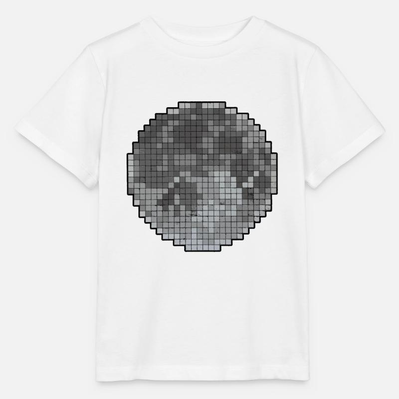 Mond - Stanley/Stella Kinder T-Shirt MINI CREATOR  - Weiß