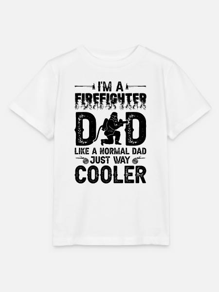 Feuerwehrmann Feuerwehrmann Vater - Stanley/Stella Kinder T-Shirt MINI CREATOR  - Weiß