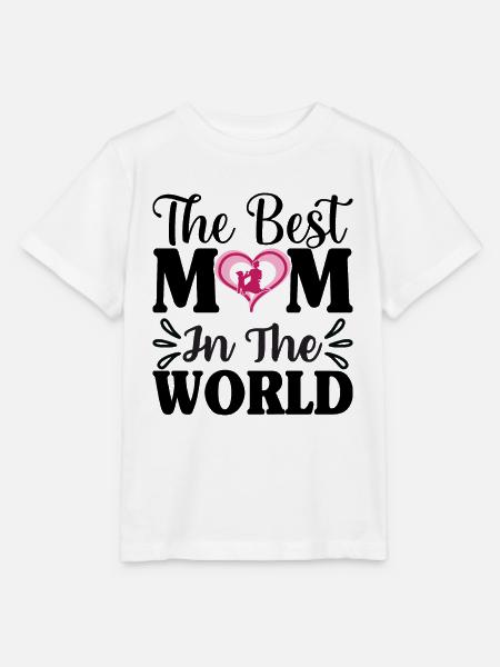 Die beste Mutter der Welt - Stanley/Stella Kinder T-Shirt MINI CREATOR  - Weiß