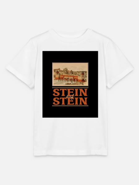 Stein auf Stein - Bausteine - Brücke - Stanley/Stella Kinder T-Shirt MINI CREATOR  - Weiß