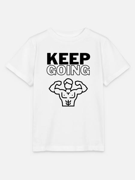 Keep Going - Stanley/Stella Kinder T-Shirt MINI CREATOR - Weiß