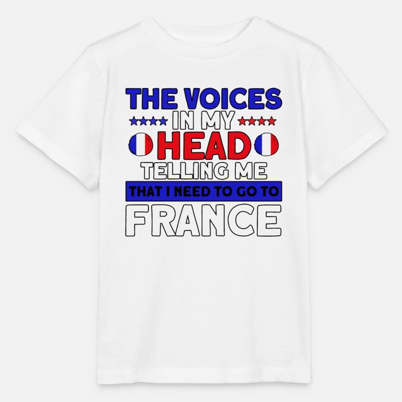 Français Drapeau Français Roots Cadeau - T-shirt bio MINI CREATOR Stanley/Stella Enfant - blanc