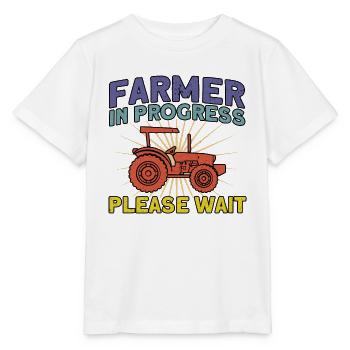 Landwirt Bauernhof Viehzüchter Geschenk - Stanley/Stella Kinder T-Shirt MINI CREATOR  - Weiß - Vorne - Maike (125cm)