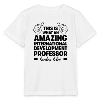 Internationaler Entwicklungsprofessor - Stanley/Stella Kinder T-Shirt MINI CREATOR  - Weiß - Vorne - Maike (125cm)