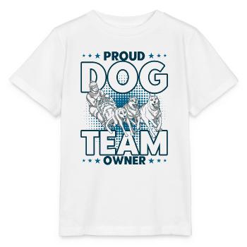 Dog sledding Dog sledding Sledding - Stanley/Stella MINI CREATOR Kids’ T-Shirt - white - Front - Maike (125cm)