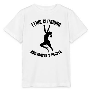 Klettern Berg Bouldern Berge Wandern Bergsteigen - Stanley/Stella Kinder T-Shirt MINI CREATOR  - Weiß - Vorne - Maike (125cm)