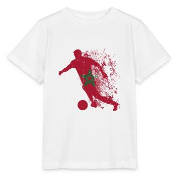 Équipe nationale du Maroc - T-shirt bio MINI CREATOR Stanley/Stella Enfant - blanc - Devant - Maike (125cm)