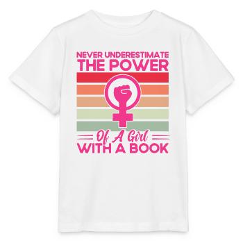 Droits des femmes Autonomisation féministe - T-shirt bio MINI CREATOR Stanley/Stella Enfant - blanc - Devant - Maike (125cm)
