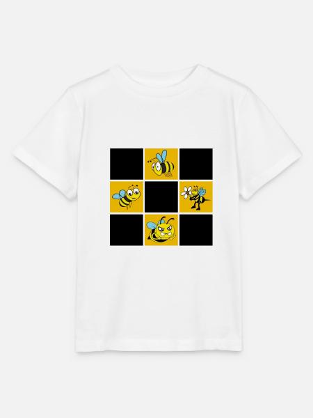 Bienen - Stanley/Stella Kinder T-Shirt MINI CREATOR - Weiß