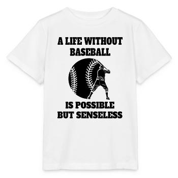 Baseball Baseball Player Baseball Player Baseball Team - Stanley/Stella MINI CREATOR Kids’ T-Shirt - white - Front - Maike (125cm)