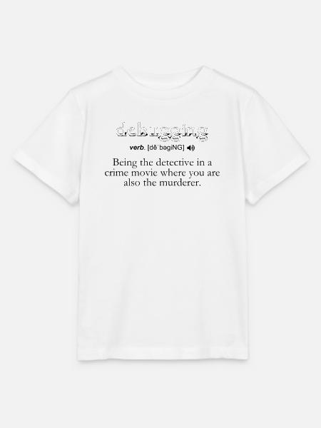 Debugdefinition - Computer Science Programmer - Stanley/Stella Kinder T-Shirt MINI CREATOR  - Weiß