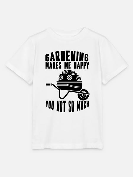 Gärtner Hobbygärtner Garten Geschenk Obstgarten - Stanley/Stella Kinder T-Shirt MINI CREATOR - Weiß