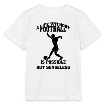 Fußballspieler Fußballmannschaft Fußballdesign - Stanley/Stella Kinder T-Shirt MINI CREATOR  - Weiß - Vorne - Maike (125cm)