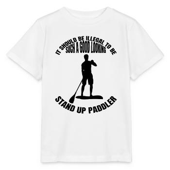 Stand-up paddlers Stand Up Paddling Stand-up paddleboarding - Stanley/Stella MINI CREATOR Kids’ T-Shirt - white - Front - Maike (125cm)