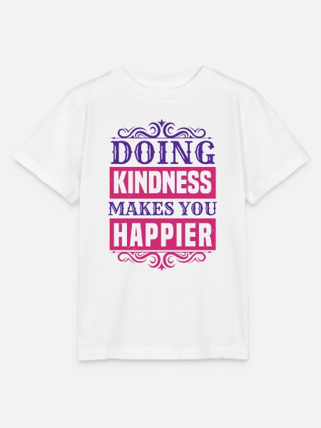 FREUNDLICHKEIT MACHT GLÜCKLICHER - Stanley/Stella Kinder T-Shirt MINI CREATOR - Weiß