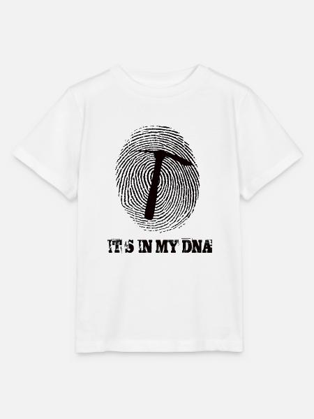 Straßenbau Its In My Dna - Stanley/Stella Kinder T-Shirt MINI CREATOR - Weiß