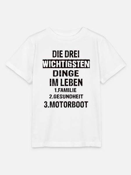 Motorboot - Stanley/Stella Kinder T-Shirt MINI CREATOR - Weiß