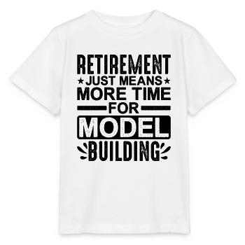 Retirement Means More Time For Model Building - Stanley/Stella MINI CREATOR Kids’ T-Shirt - white - Front - Maike (125cm)