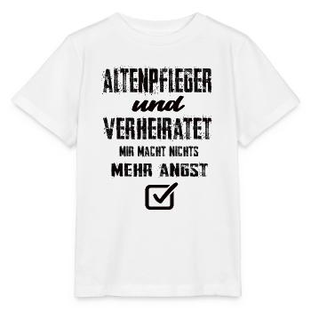 Altenpfleger und Verheiratet - Stanley/Stella Kinder T-Shirt MINI CREATOR  - Weiß - Vorne - Maike (125cm)