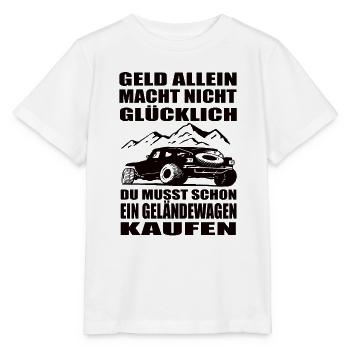 Geländewagen - Stanley/Stella Kinder T-Shirt MINI CREATOR  - Weiß - Vorne - Maike (125cm)