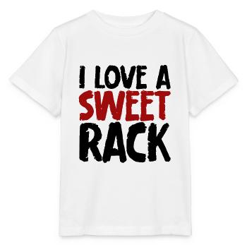J’aime un support sucré - T-shirt bio MINI CREATOR Stanley/Stella Enfant - blanc - Devant - Maike (125cm)