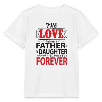 Daddy-Daughter Love is Eternal - Unique Print - Stanley/Stella MINI CREATOR Kids’ T-Shirt - white - Front - Maike (125cm)