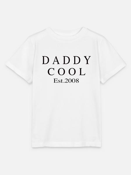 Daddy Cool est 2008 - Stanley/Stella Kinder T-Shirt MINI CREATOR - Weiß