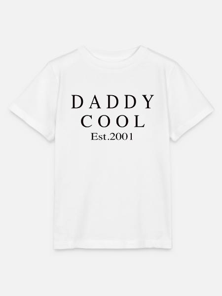 Daddy Cool est 2001 - Stanley/Stella Kinder T-Shirt MINI CREATOR - Weiß